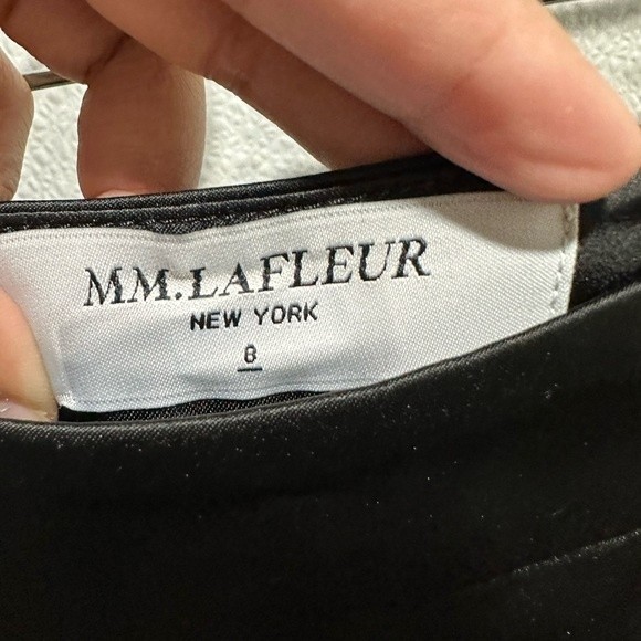 MM LaFleur Satin Windsor Trouser-Fir Tree Pants - Picture 5 of 6